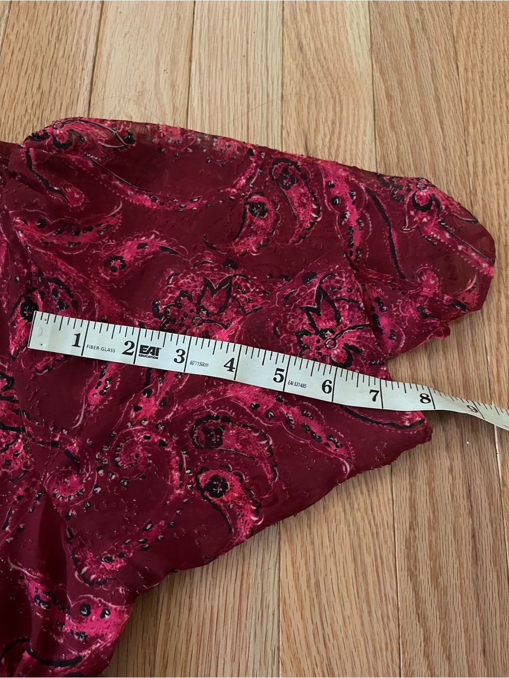 Taylor Pink Paisley Print Wide Leg Jumpsuit 10 Flowy Romantic Cottagecore Summer - Picture 8 of 12